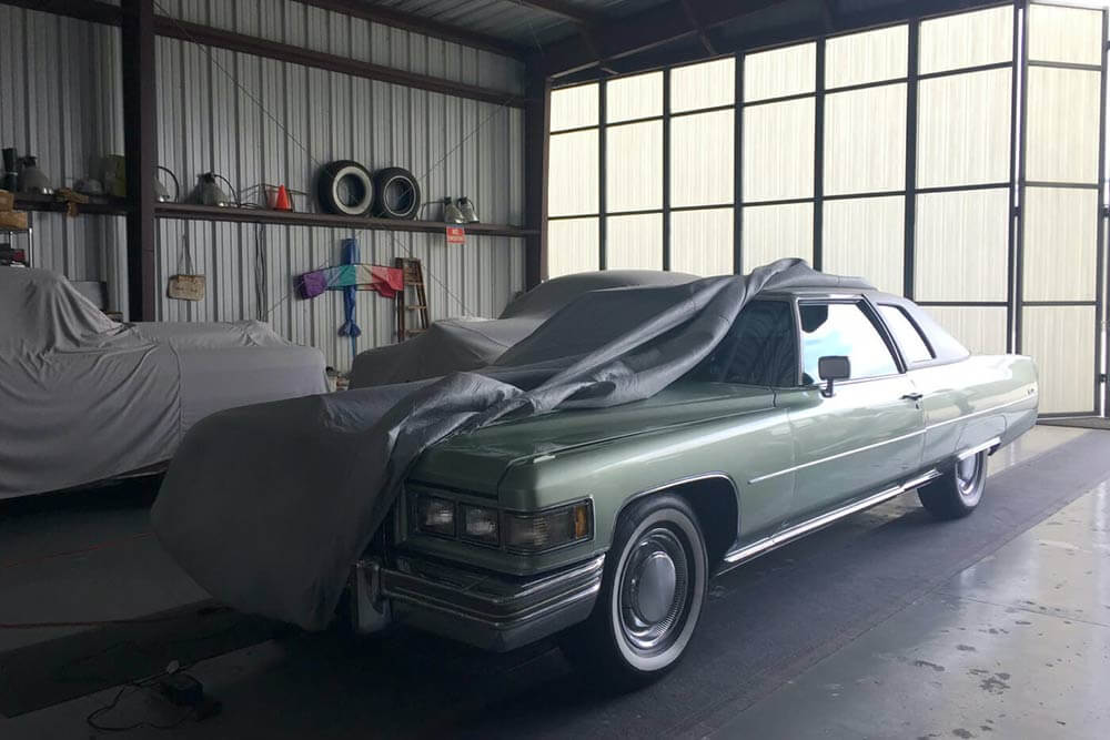 Storing car in the winter