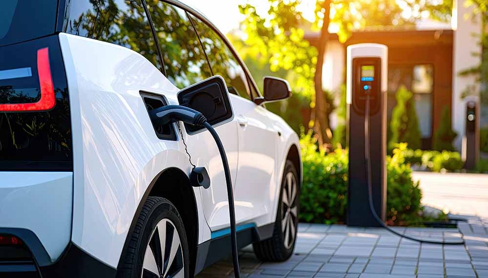 Voiture et borne ├⌐lectrique