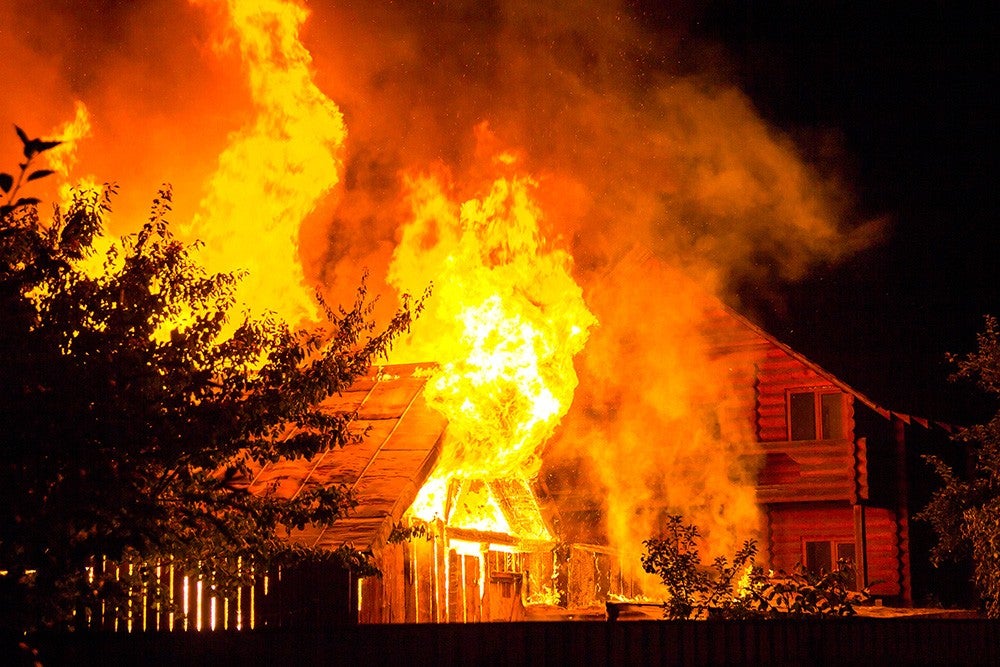 House on fire