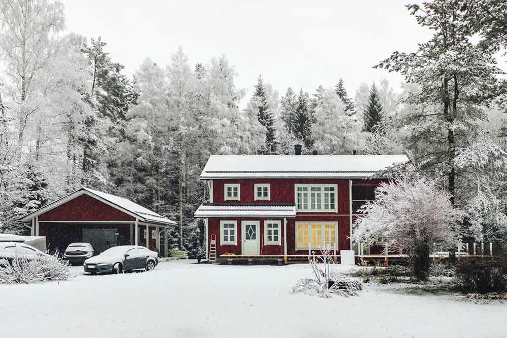Aménager un chalet pour l'hiver